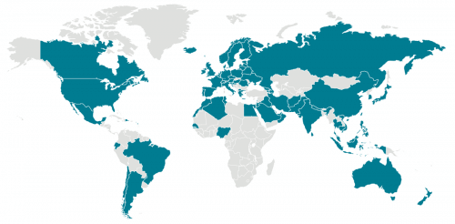 Image: The corona virus was first diagnosed in Wuhan province, China, at the end of 2019 and spread rapidly around the world. This map is updated as of March 5, 2020. Source: CDC