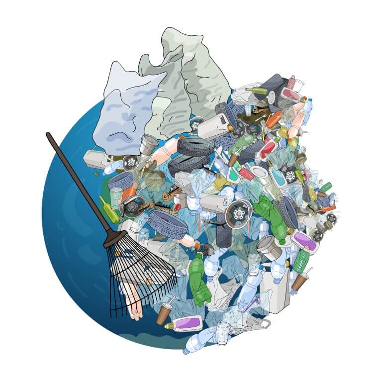 Mountains of waste. Illustration: shutterstock