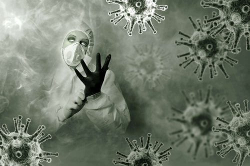The threat of the corona virus. Illustration: Image by Syaibatul Hamdi from Pixabay