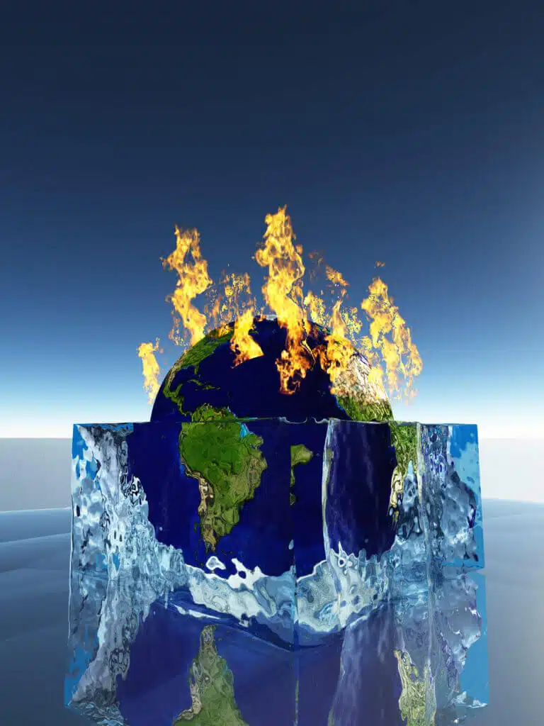 أزمة المناخ. الرسم التوضيحي: شترستوك_