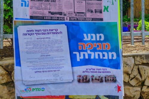 קריאת רבנים להשמעות להוראות הממשלה כדי לעצור את הדבקת הקורונה. צילום: RnDmS shutterstock
