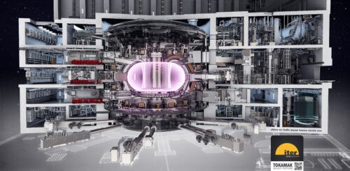 הדמיה של מתקן ההיתוך הגרעיני. תצלום: ITER