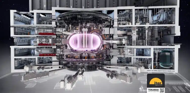 הדמיה של מתקן ההיתוך הגרעיני. תצלום: ITER