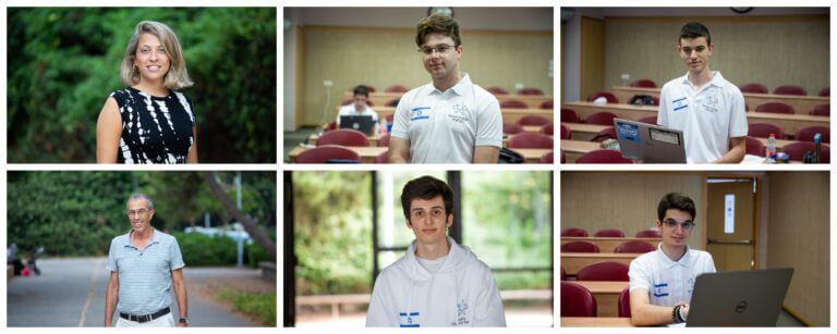 The Israeli team for the Chemistry Olympiad and the training team. Photo: Future Scientists Center