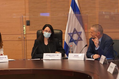 Minister of Science Yizhar Shai and Chairman of the Knesset's Science Committee, MK Einav Kabela. Photo: Knesset Spokesperson