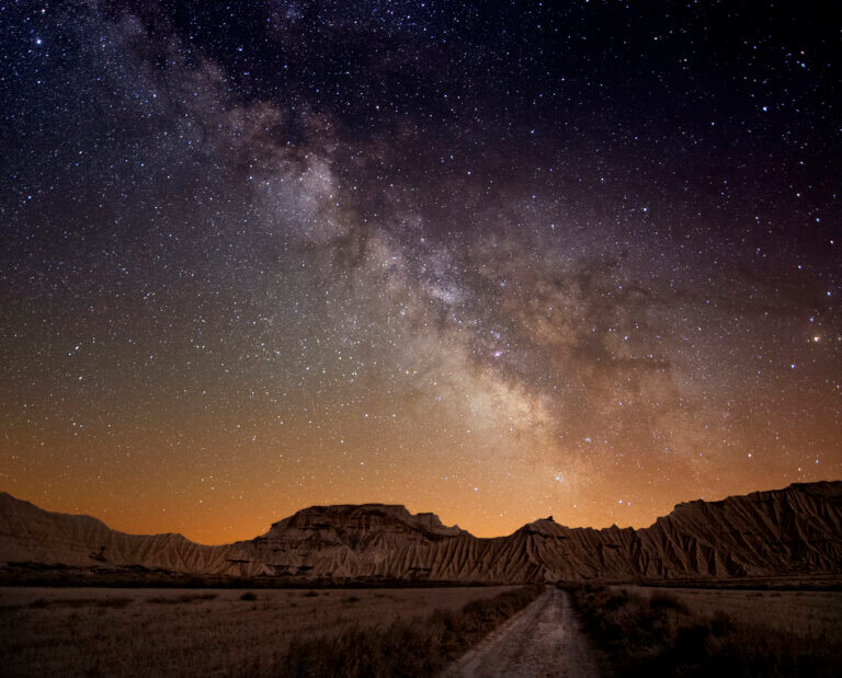 The Milky Way in the desert. Photo: depositphotos.com