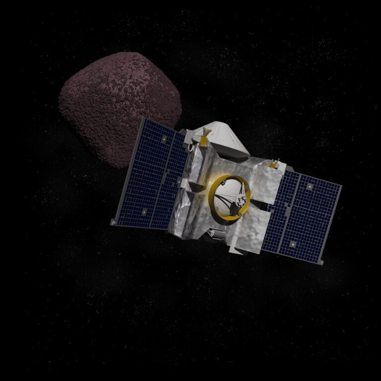The Osiris Rex spacecraft is hovering over the Bennu asteroid. Illustration: shutterstock