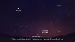 כך ייראו כוכבי הלכת ביום שני בערב(צילום: NASA/JPL-Caltech/TNS)
