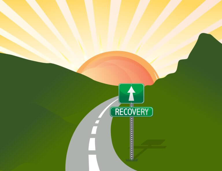 The road to recovery. . Image: depositphotos.com