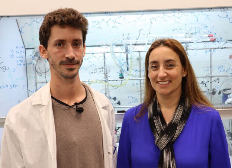 Prof. Ronit Sachi Fainero and Elam Yeni. Photo: Tel Aviv University