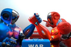 האם הפוליטיקה העולמית תנוהל על ידי רובוטים ובינה מלאכותית? איור: shutterstock