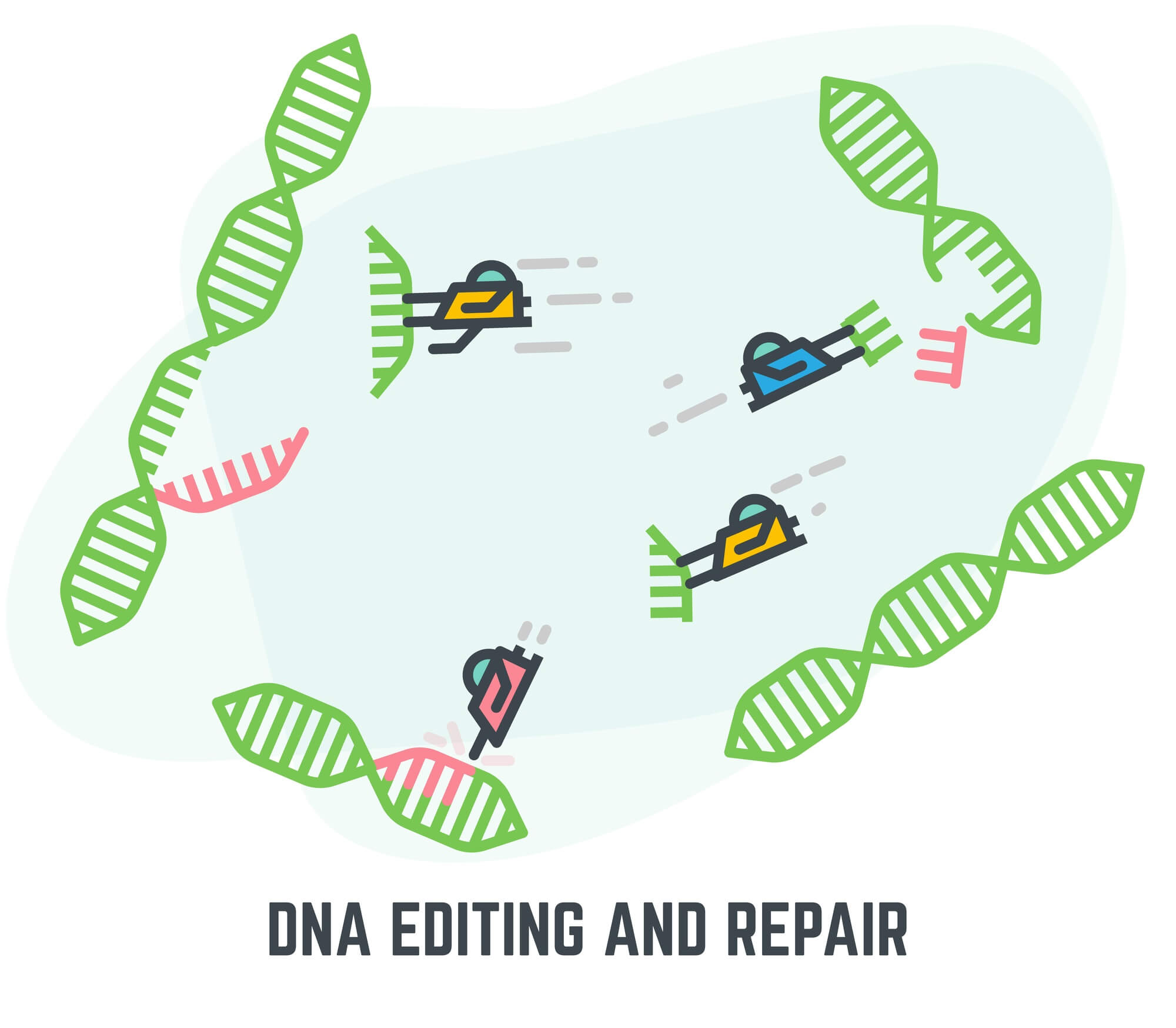 genetic editing. CRISPR/CAS9. Illustration: depositphotos.com