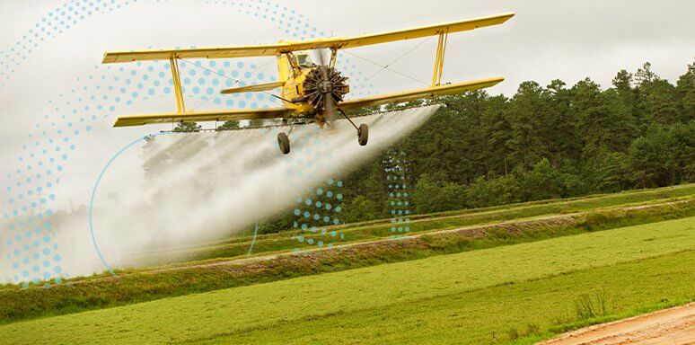 Spray plane in action. Illustration: depositphotos.com