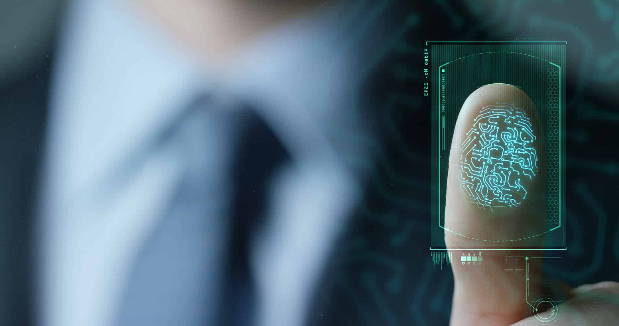 Biometric identification using fingerprints. Illustration: depositphotos.com