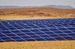 חווה סולארית בנגב. האם הבעיה היא רק כספית? משבר האקלים. המחשה: depositphotos.com