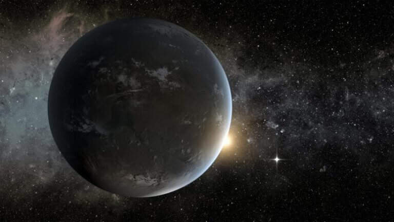 איור אמן של כוכב לכת מסוג סופר כדור הארץ. קרדיט: NASA Ames/JPL-Caltech/Tim Pyle