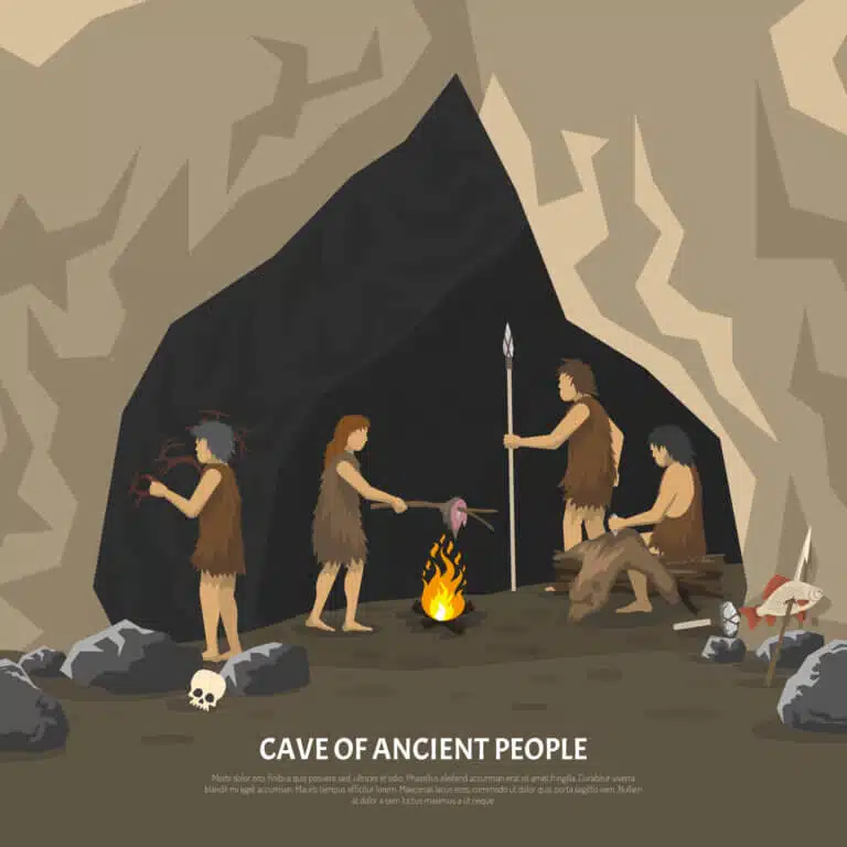 The cave of the ancient man. Illustration: depositphotos.com