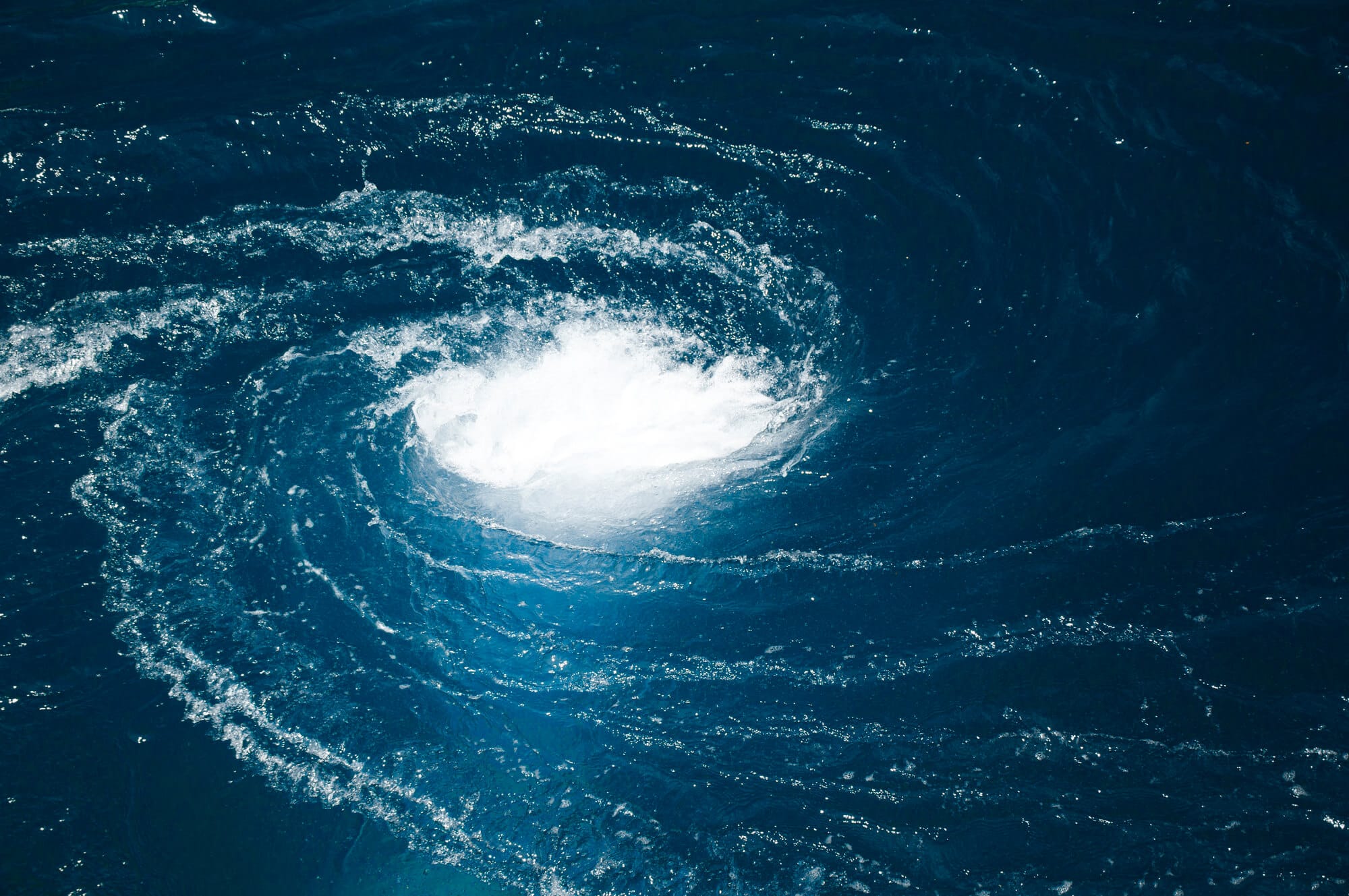 A whirlpool in the water. Illustration: depositphotos.com