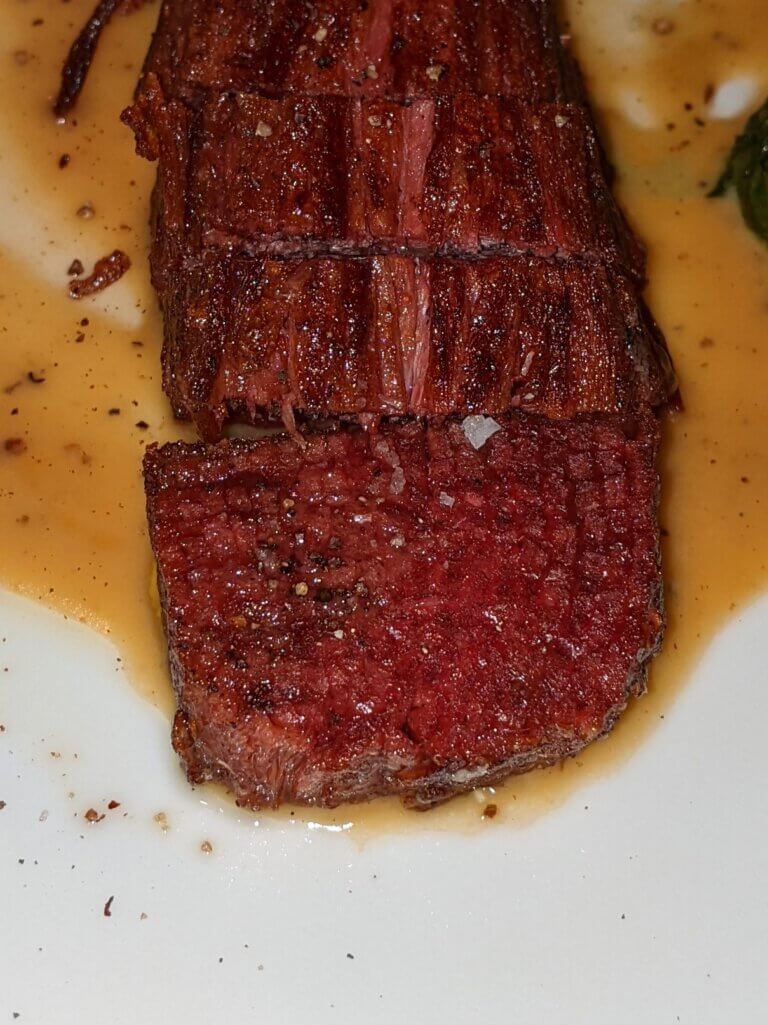 Steak from cultured meat. Photo: Dr.Roey Tsezana