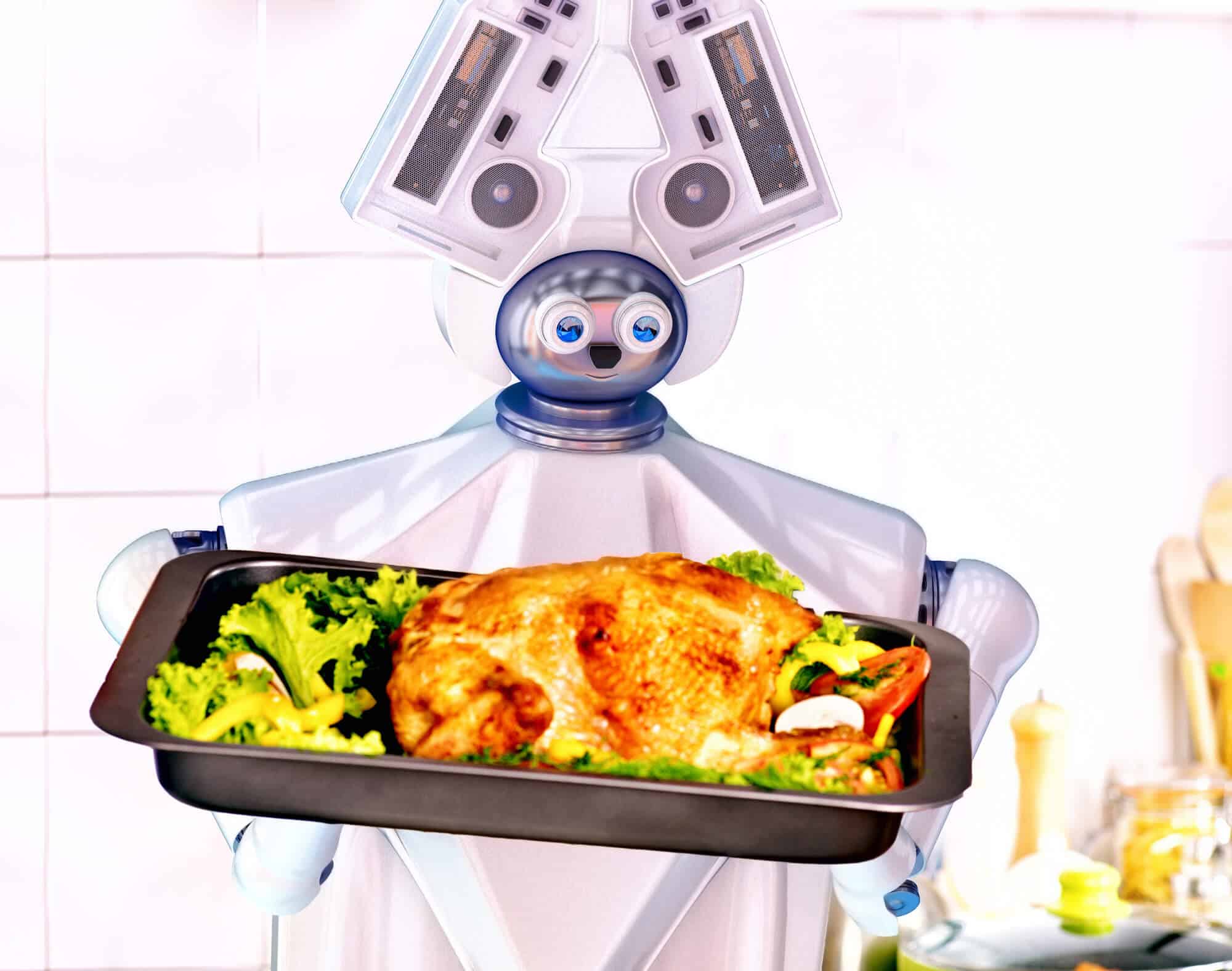 A robot serves in the kitchen. Photo: depositphotos.com