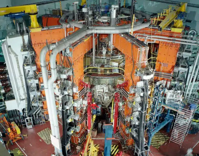 The JET magnetic fusion experiment is the world's largest tokamak. EFDA JET/WikimediaCommons, CC BY-SA