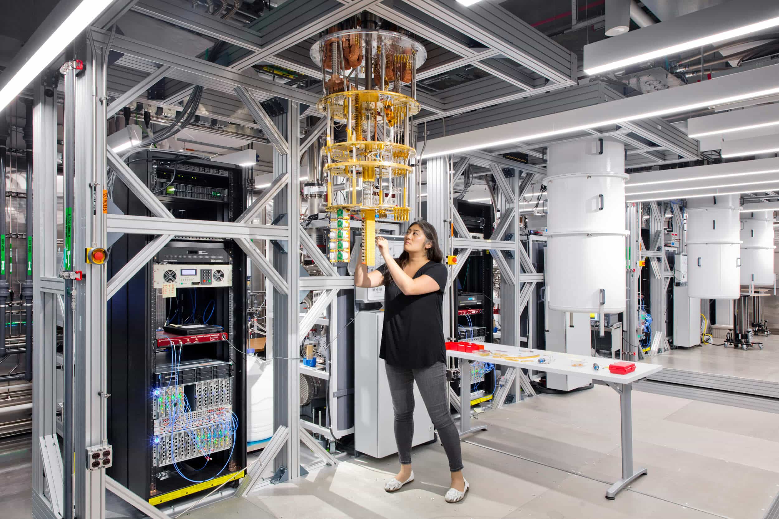 IBM quantum scientist Dr. Maika Takita at the IBM Quantum Lab at the Thomas J. Watson Research Center, Yorktown Heights, New York. Photo PR