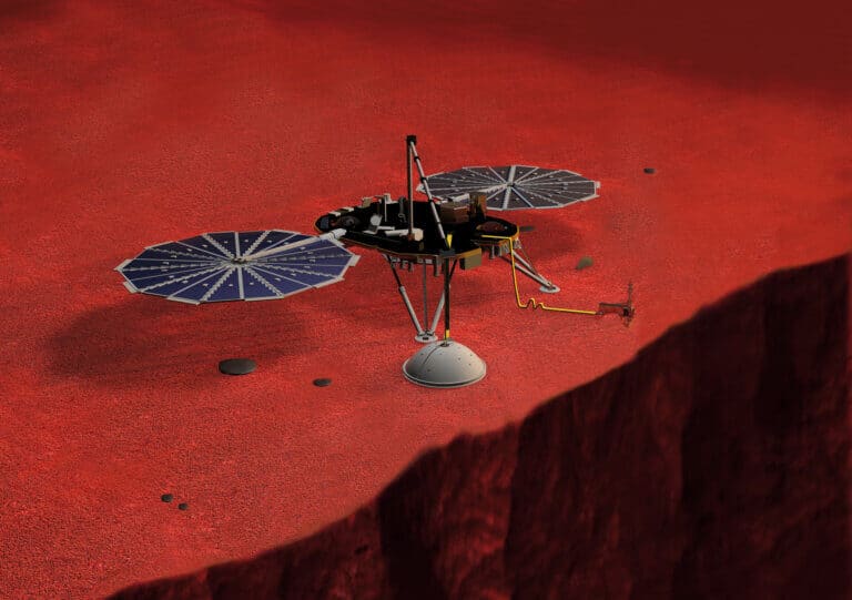 The MARS INSIGH spacecraft that studies the geology of Mars. Photo: depositphotos.com