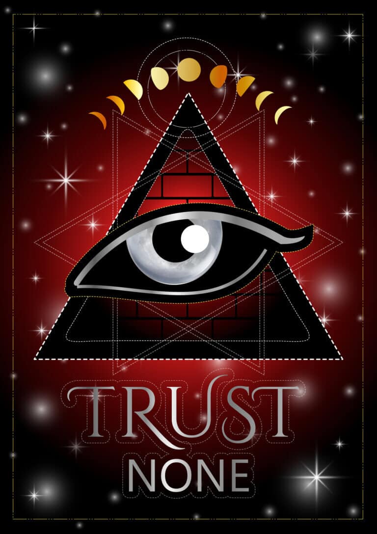 Trust no one, the basis with which conspiracies are spread. Image: depositphotos.com
