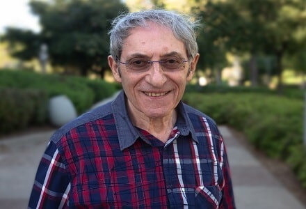 Prof. Yaakov Segiv. Photo: Nils Lund, courtesy of the Weizmann Institute