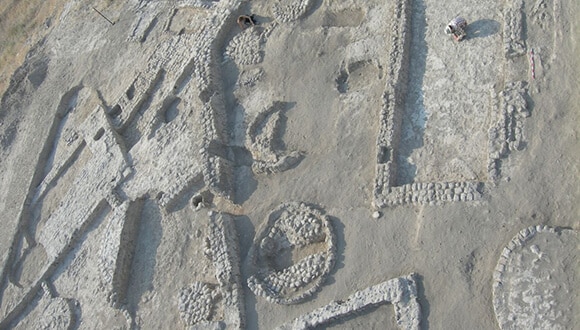 ממצאים מהאתר הארכיאולוגי תל צף ברמת הגולן. צילום באדיבות החוקרים