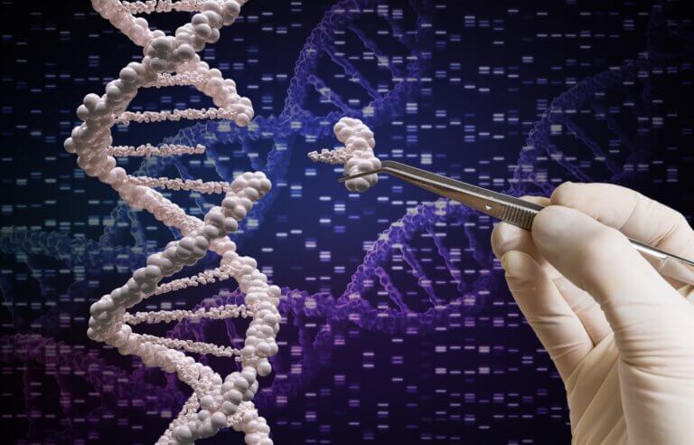 Genetic editing using CRISPR. Image: depositphotos.com
