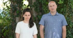פרופ' איגור אוליצקי ומאיה רון. צילום: דוברות מכון ויצמן