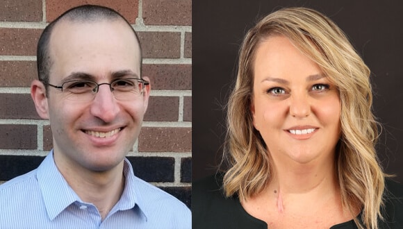 Dr. Yael Shumer and Dr. Alon Yekter. Photo: Tel Aviv University spokesperson