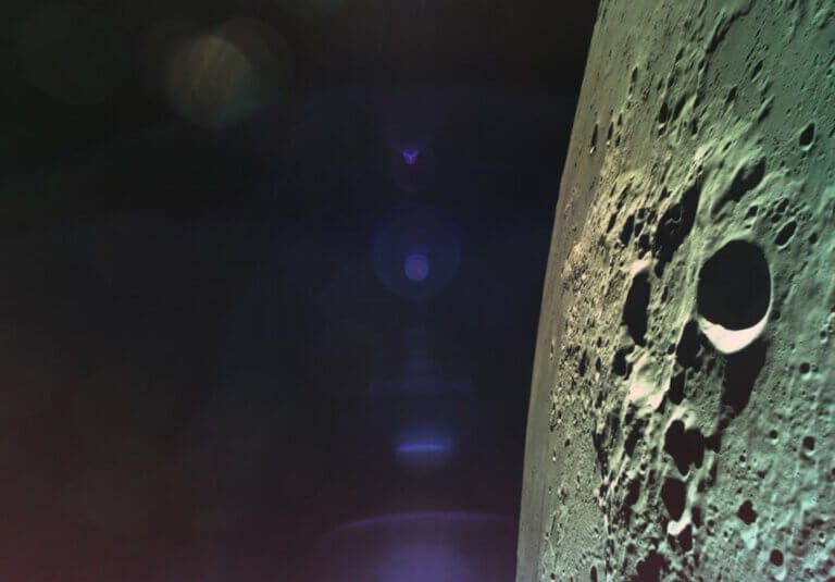 صورة القمر من سفر التكوين 1. بإذن من SpaceIL