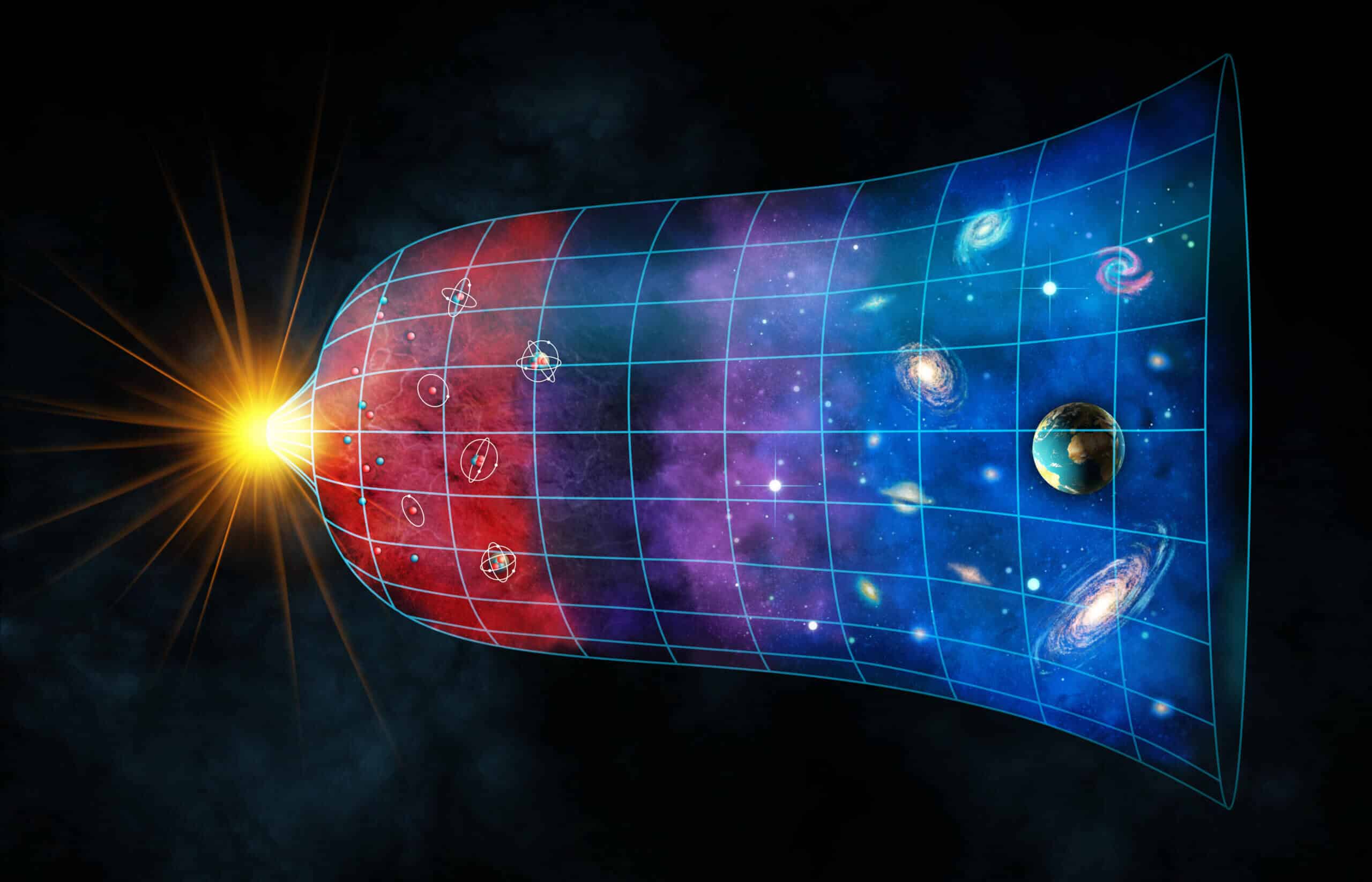 The early universe - from the big bang to the creation of the stars. Image: depositphotos.com