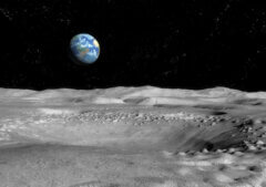 פני השטח של הירח. איור: depositphotos.com