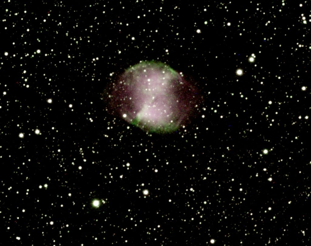 The barbell nebula. Photo courtesy of Kinneret Academic College