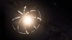 כדור דייסון הוא מגה-מבנה תיאורטי שיקיף כוכב ויאסוף את אורו כדי להשתמש בו כאנרגיה. קווין גיל/פליקר, CC BY