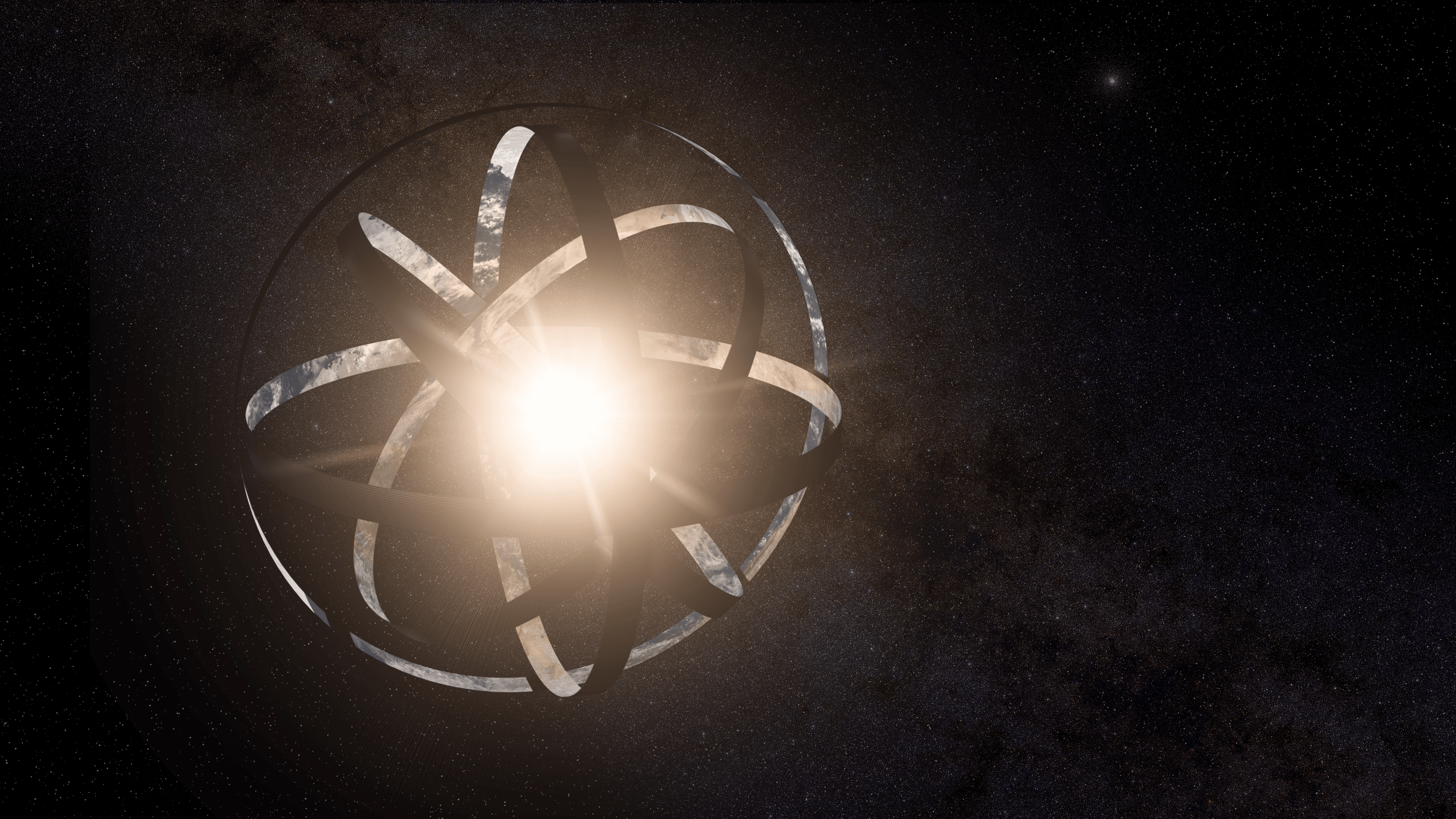 כדור דייסון הוא מגה-מבנה תיאורטי שיקיף כוכב ויאסוף את אורו כדי להשתמש בו כאנרגיה. קווין גיל/פליקר, CC BY