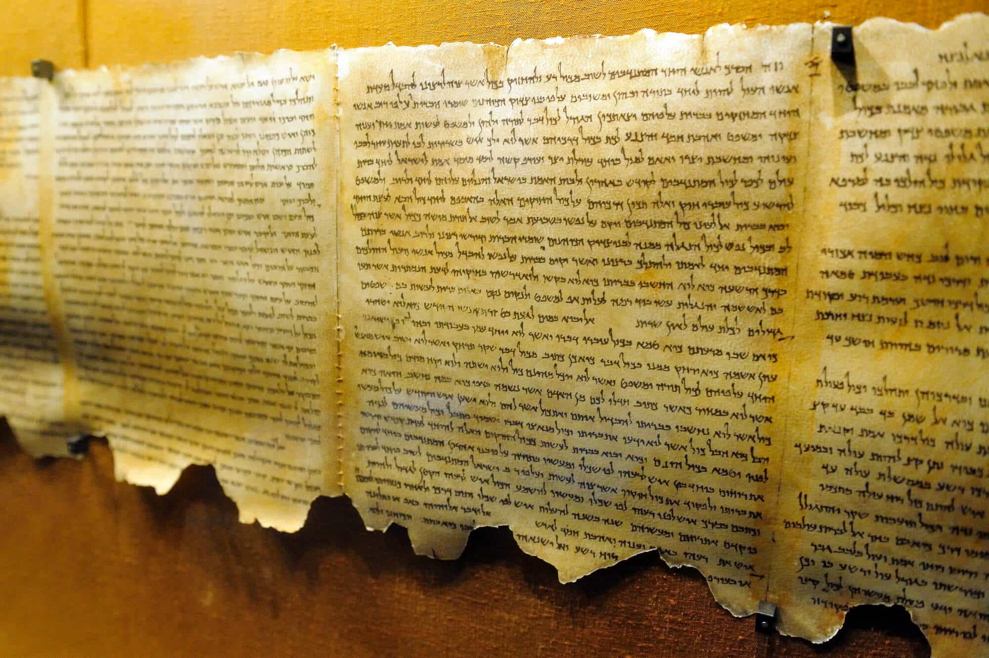 The Dead Sea Scrolls written by members of the Essene sect. Illustration: depositphotos.com