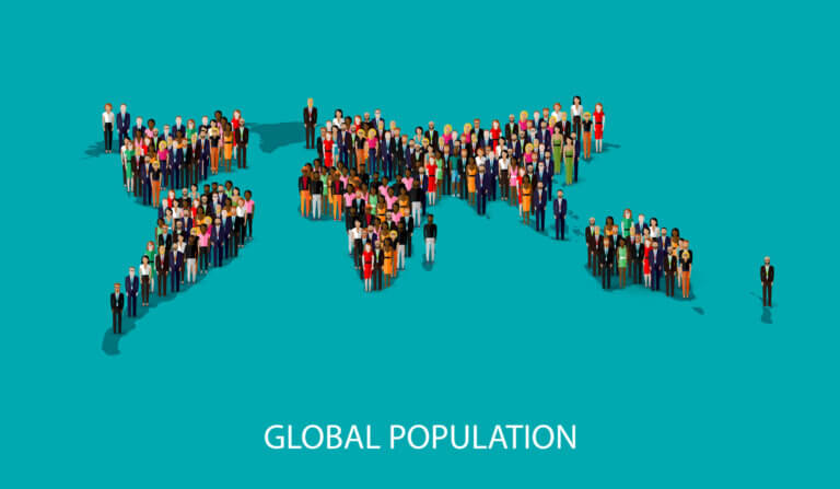 Earth's population. Image: depositphotos.com