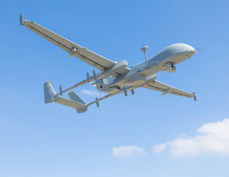 The Heron 1 UAV. Photo by the Aerospace Industry
