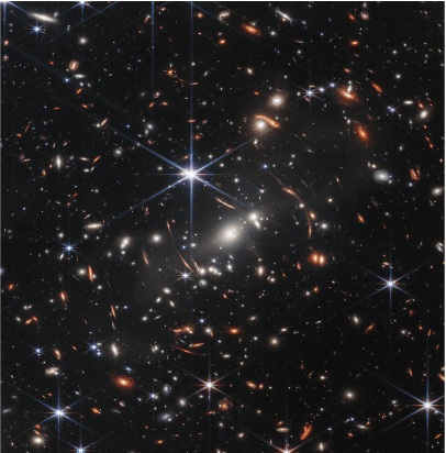 Ancient galaxies. Courtesy of Prof. Renan Branka, Tel Aviv University