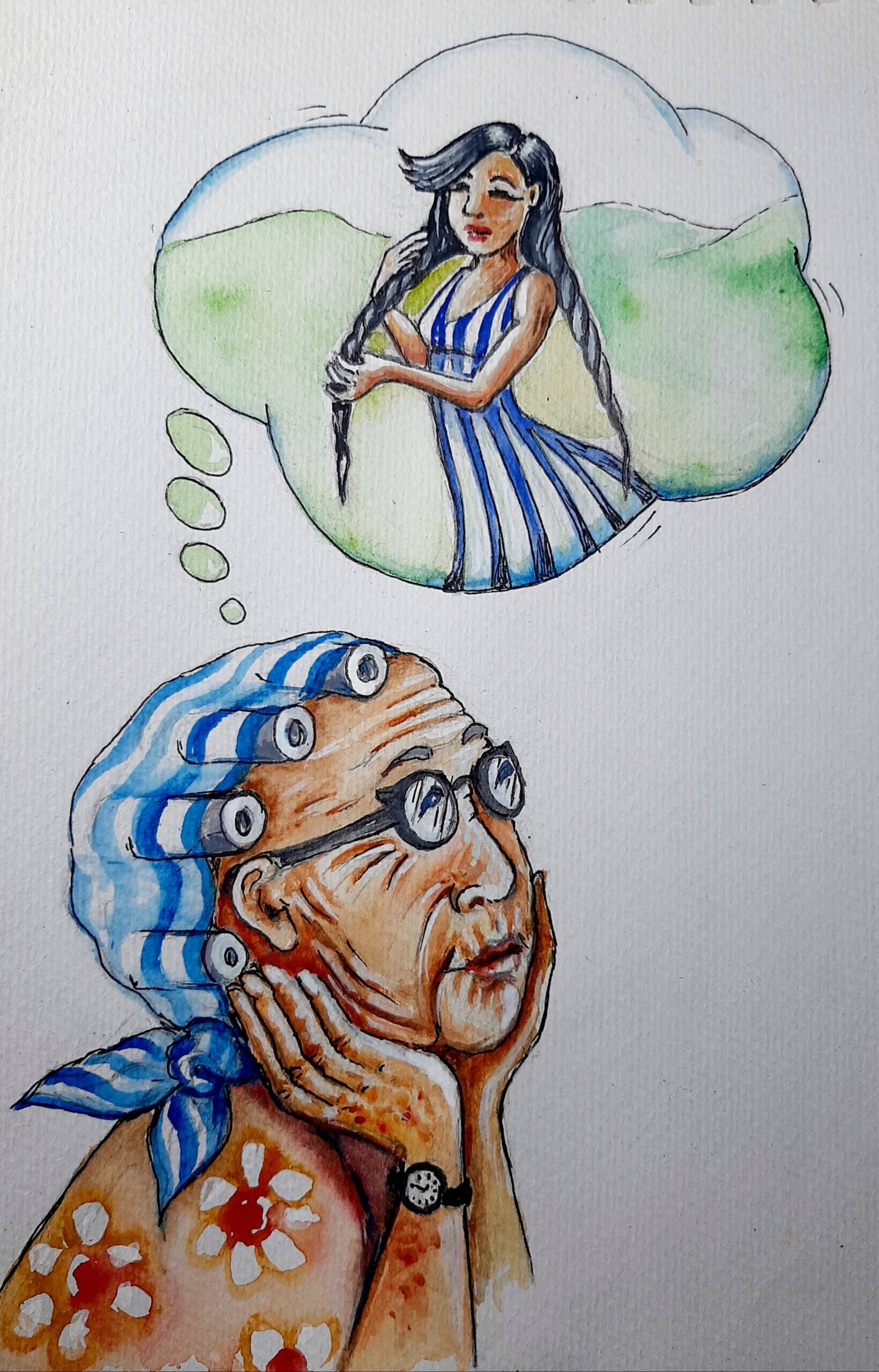 Be old, feel young. Illustration: Sally Neve