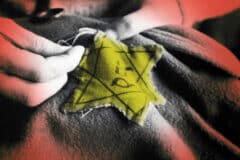 טלאי צהוב נמצא על בגדי אחד הנרצחים באושוויץ 2 - בירקנאו. אילוסטרציה: depositphotos.com