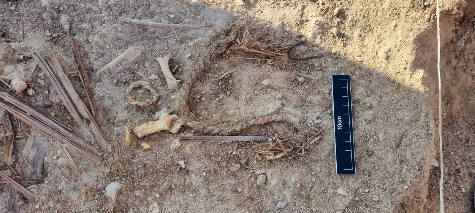 Findings in Nahal Omer in the Arava indicating extensive international trade in the seventh and eighth centuries AD. Photo: excavation team