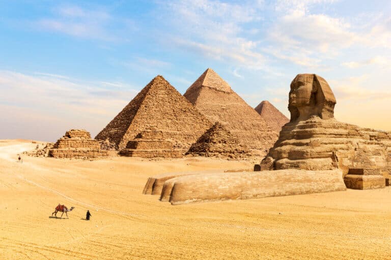 The pyramids at Giza in Egypt. Illustration: depositphotos.com