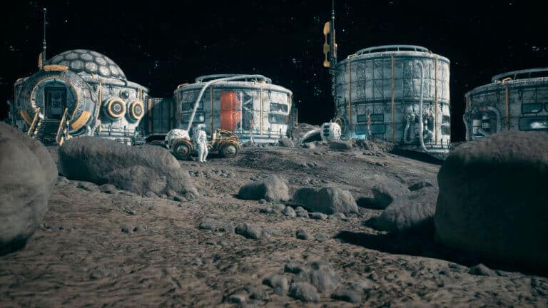Moon colony. Illustration: depositphotos.com