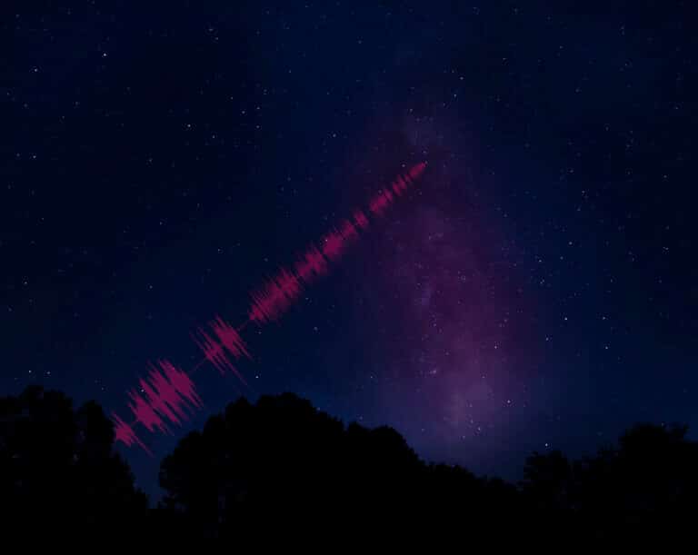 Radio signals from outer space. Illustration: depositphotos.com