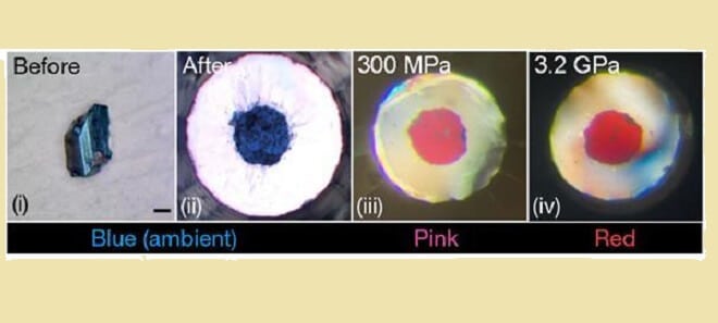 המבנה הגבישי של החומר המוצע לוטטיום הידריד מאולח-חנקן. המימנים הנמצאים במיקומים האוקטהדרליים נראים בצבע לבן ואלו במיקומים הטטרהדרליים בצבע ורוד.  אטומי לוטטיום נראים בצבע ירוק.  [מקור: Dasenbrock-Gammon, N. et al, Nature 2023] 